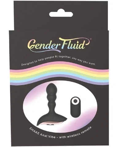 Pornhint Gender Fluid Shake Vibrating Anal Plug With Remote