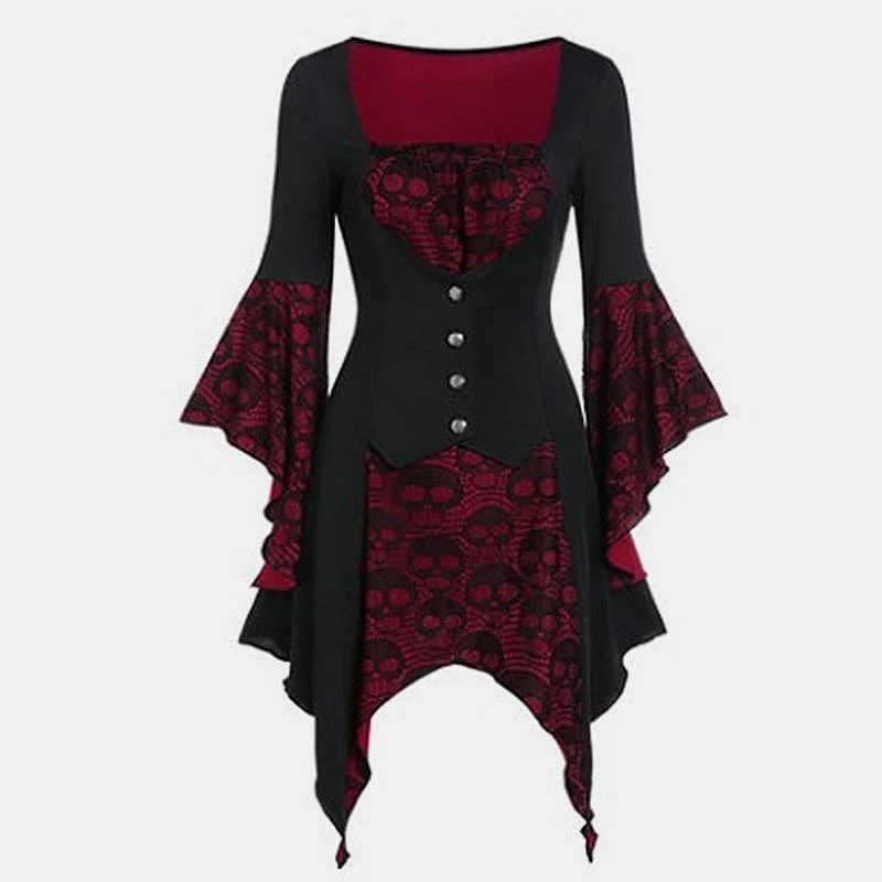 Lace Skull Bandage Dress