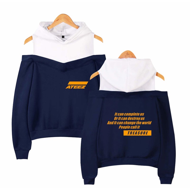 ATEEZ Off The Shoulder Sweatshirt