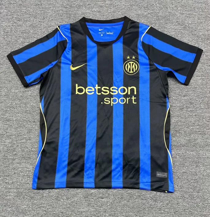 Inter Milan home fan version football jerseys (26-27) 1:1 Thai quality
