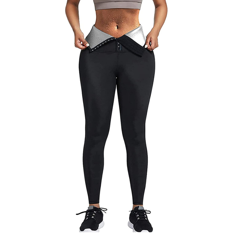 Half Coated Thick High Waist Tummy Control Leggings wearshes