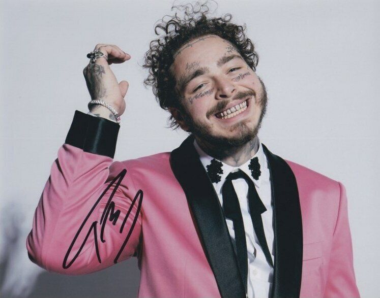 Post Malone signed 8x10 Photo Poster painting In-person