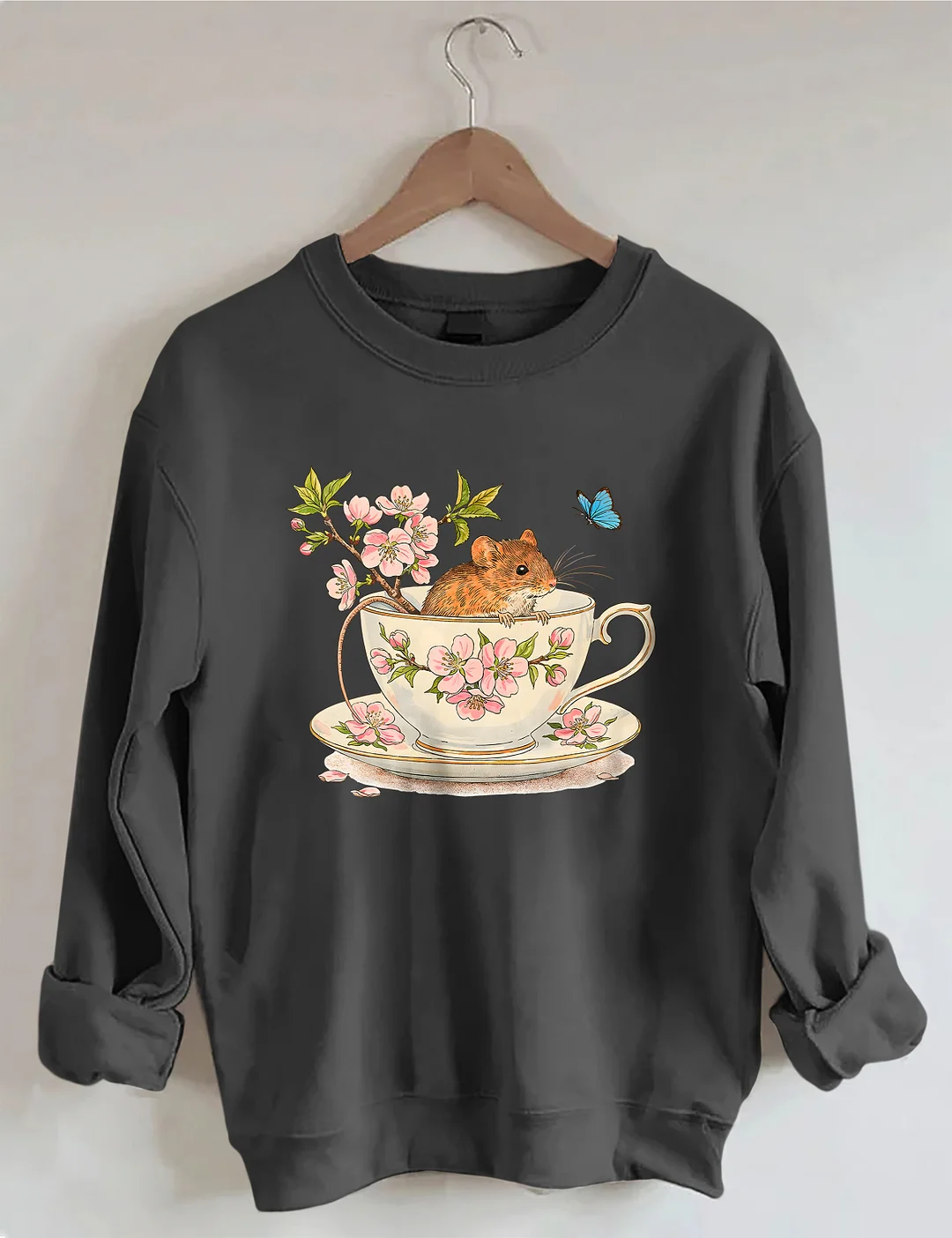 Cottagecore Mouse Sweatshirt