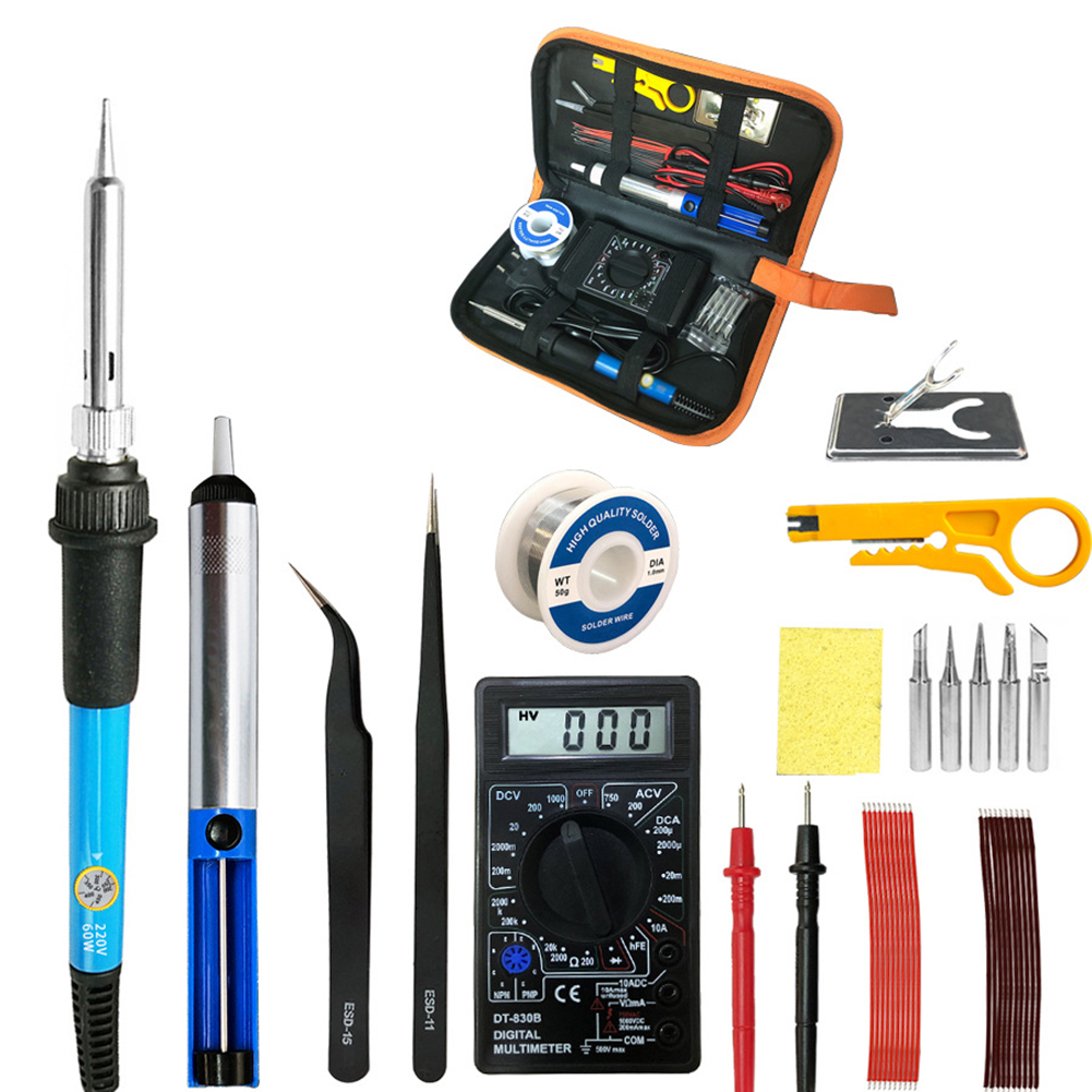 

Digital Electric Soldering Iron Rework Station Heat Pencil Kit EU Plug Blue, 501 Original