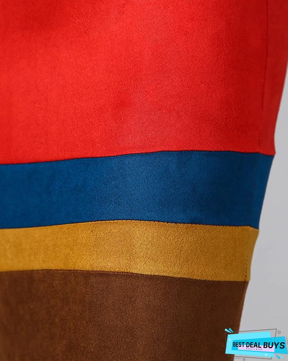 Off Shoulder Color Block Insert Bodycon Dress