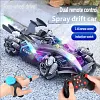 2.4G Dual-Control Spray F1 Stunt Drift Remote Control Car | Four-Wheel Drive Omnidirectional Off-Road Climbing Racing Car Children's Toy