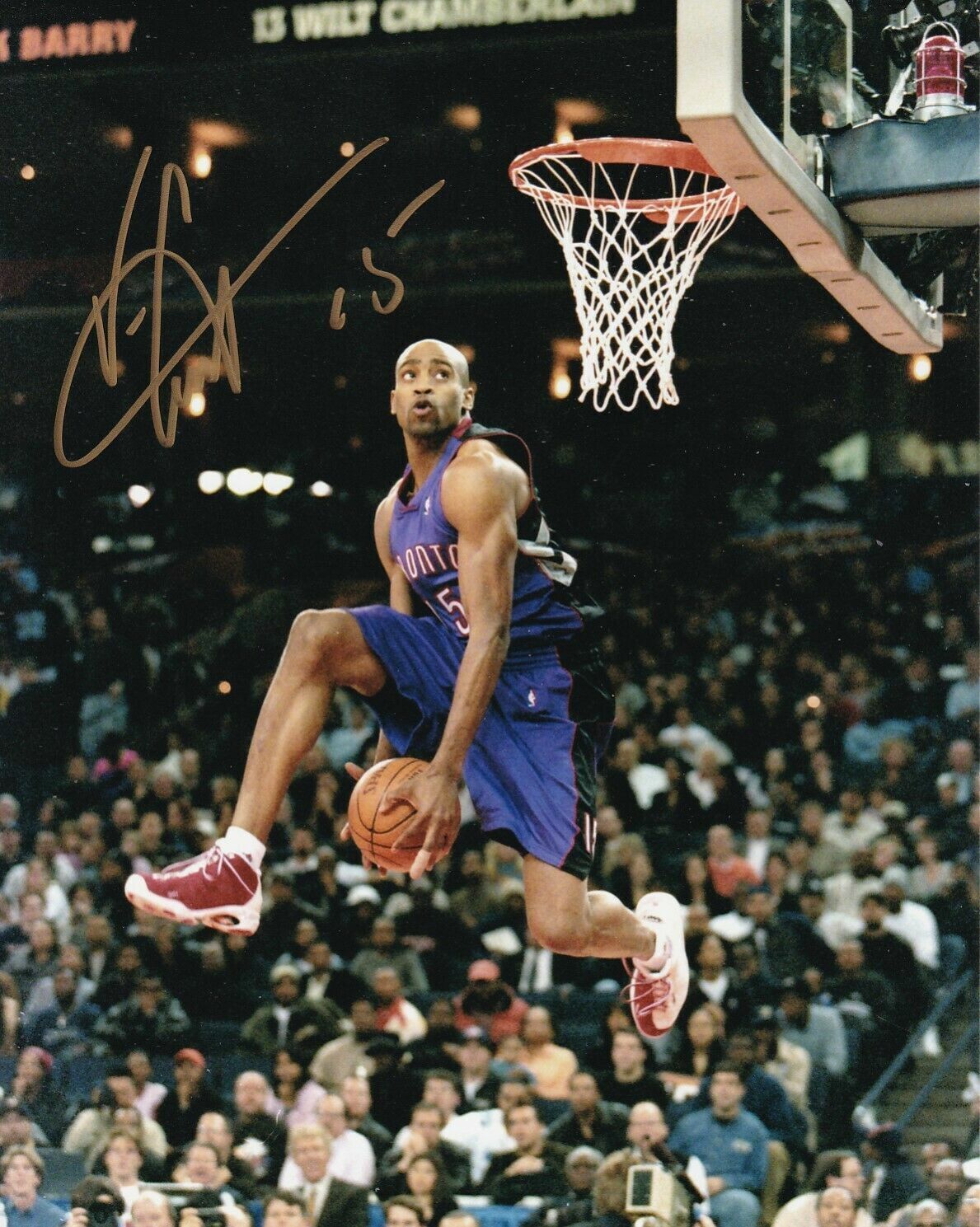 Vince Carter Autographed Signed 8x10 Photo Poster painting ( Raptors ) REPRINT