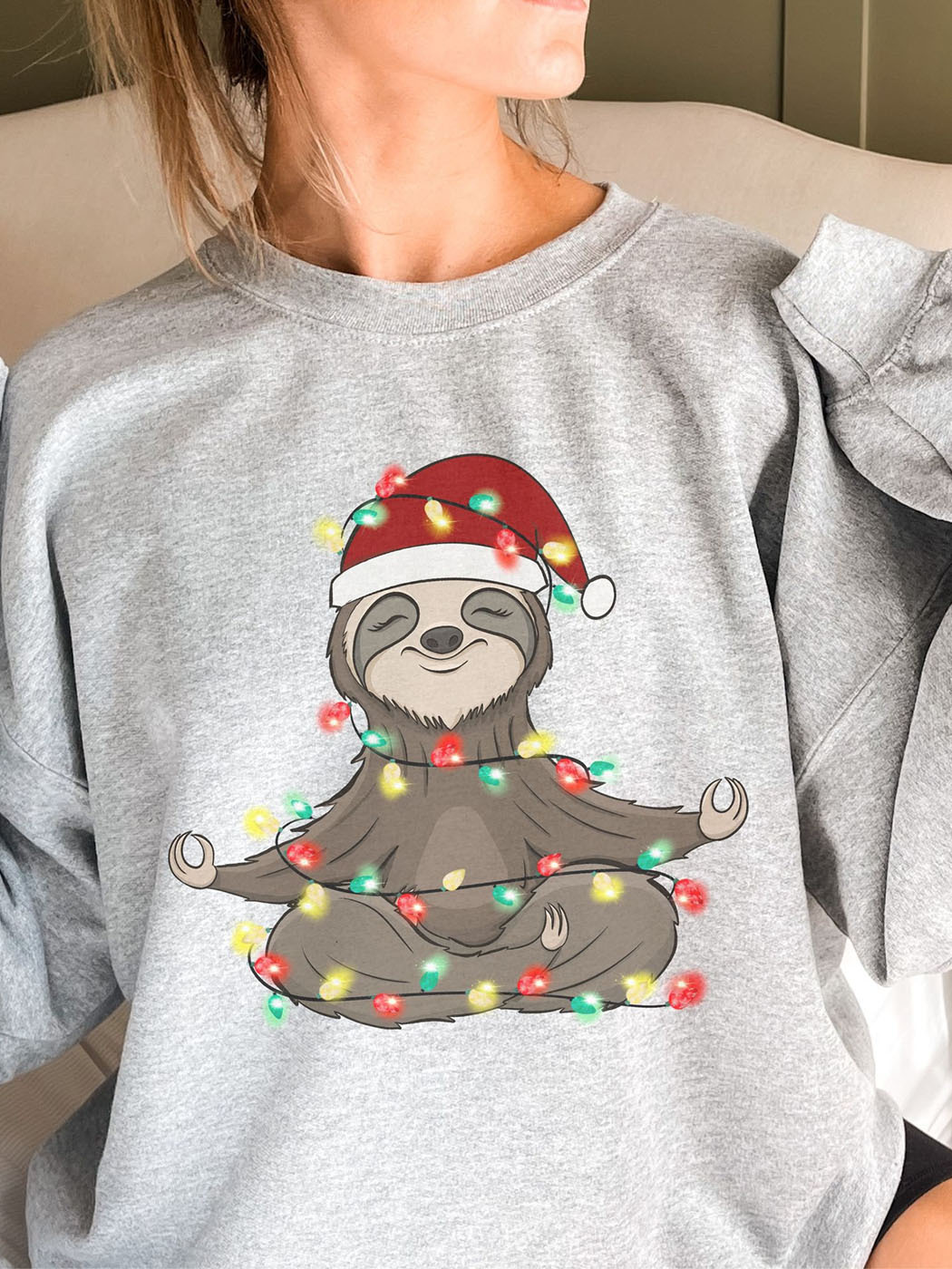 Women's Cute Sloth Christmas Sweaterchristmas