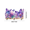 Wooden Butterfly Flower Special Shape Diamond Painting Hanging Hooks for Decor
