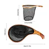 Fishing Landing Net Wooden Handle Trout Net Fly Fishing Net Fishing Accessories