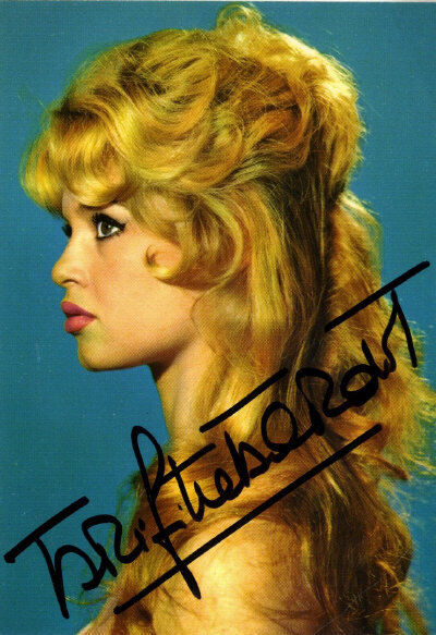 BRIGITTE BARDOT Signed Photo Poster paintinggraph - Film Star Actress / Campaigner - preprint