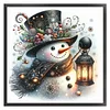 Christmas Snowman-11CT Stamped Cross Stitch 40*40cm/15.75*15.75in tapestrymarket