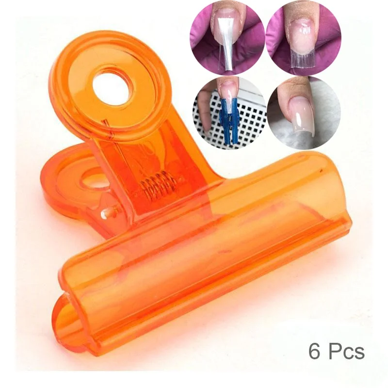 Professional Nail Clip Acrylic Extension Tips For Nails Fake Nail Clip Quick Building Mold UV Gel Nail Supplies Set-Nail Inspo