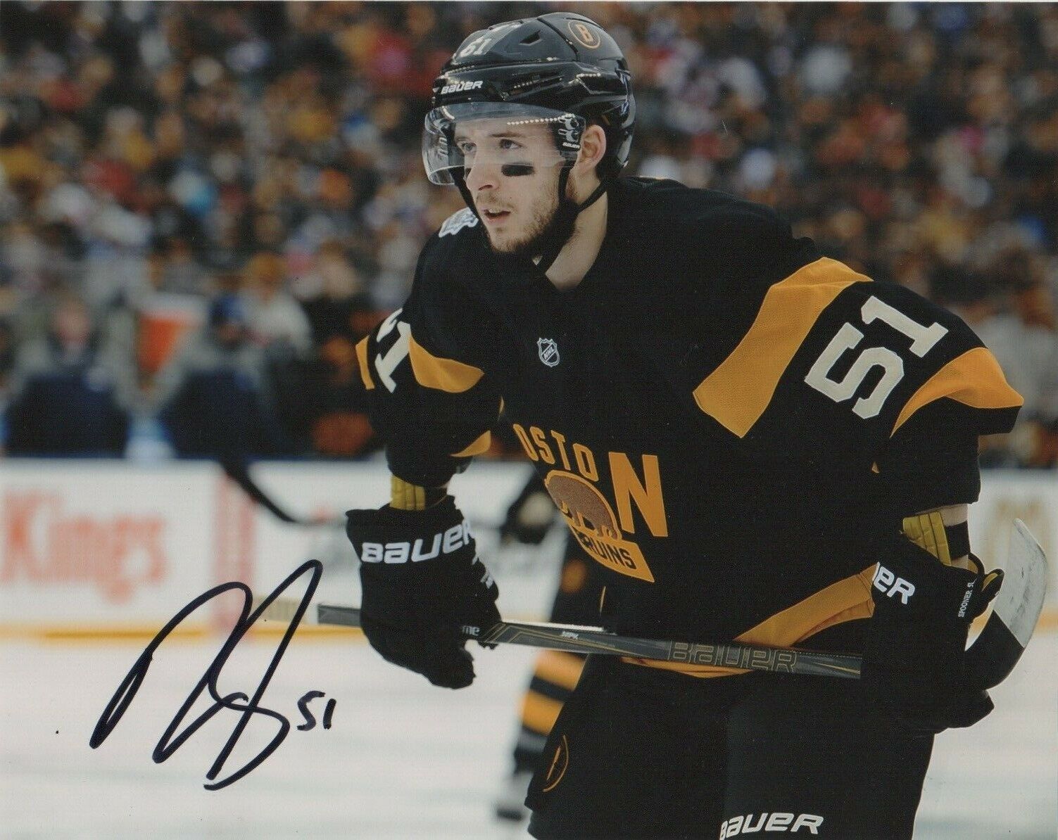 Boston Bruins Ryan Spooner Signed Autographed 8x10 Photo Poster painting COA