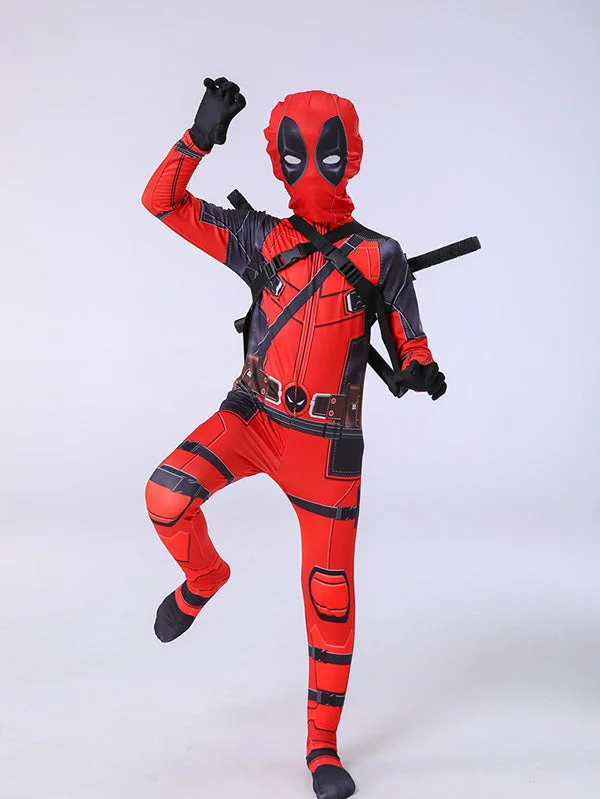 Halloween X-Man Deadpool Costume For Kids And Adult-elleschic
