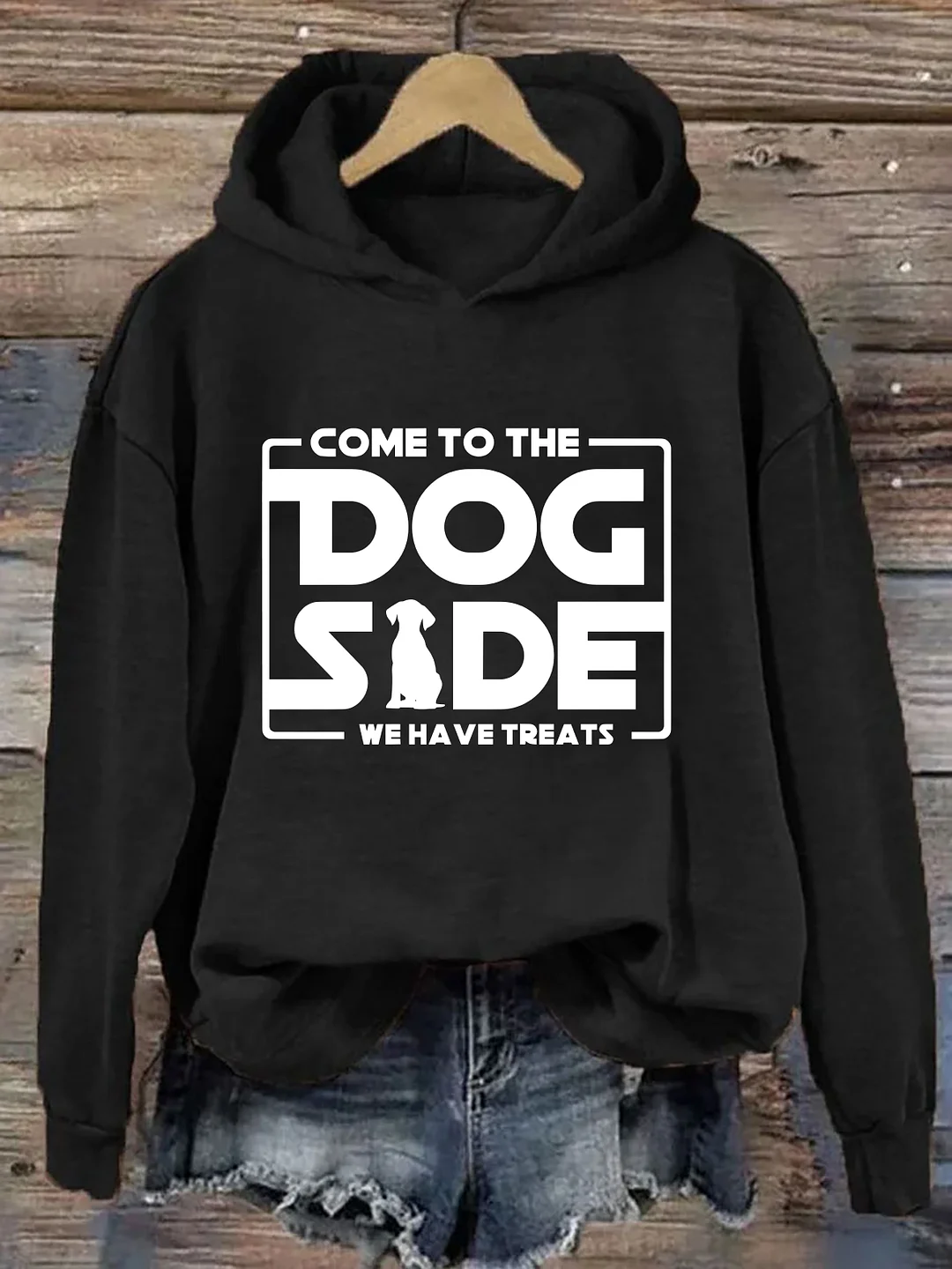 Come To The Dog Side We Have Treats Hoodie