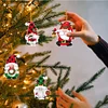 12Pcs Acrylic Christmas Hanging Diamond Painting Art Kits for Christmas Tree