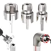 Pipe Threader Set with Sealing Tape& Gloves Internal & External Pipe Threading Tool for 1/2 & 3/4 & 1in PVC/Plastic Water Pipe Repair