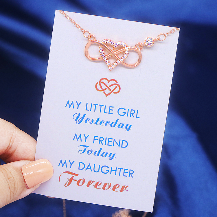 For Daughter - You Are My Daughter Forever Infinite Love Necklace
