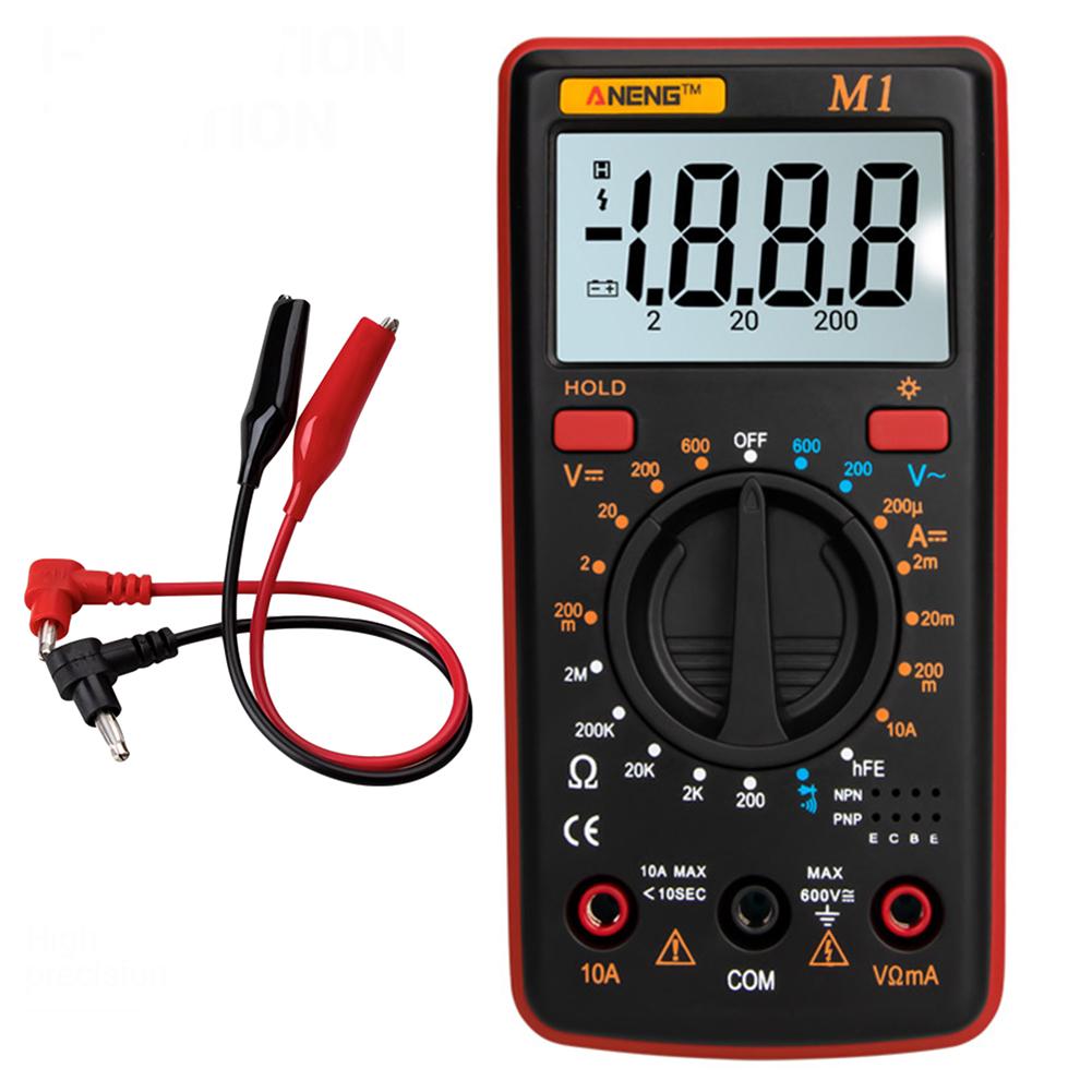 

ANENG LCD Backlight Digital Multimeter Voltage/Current/Resistance/NCV Meter, Blue, 501 Original