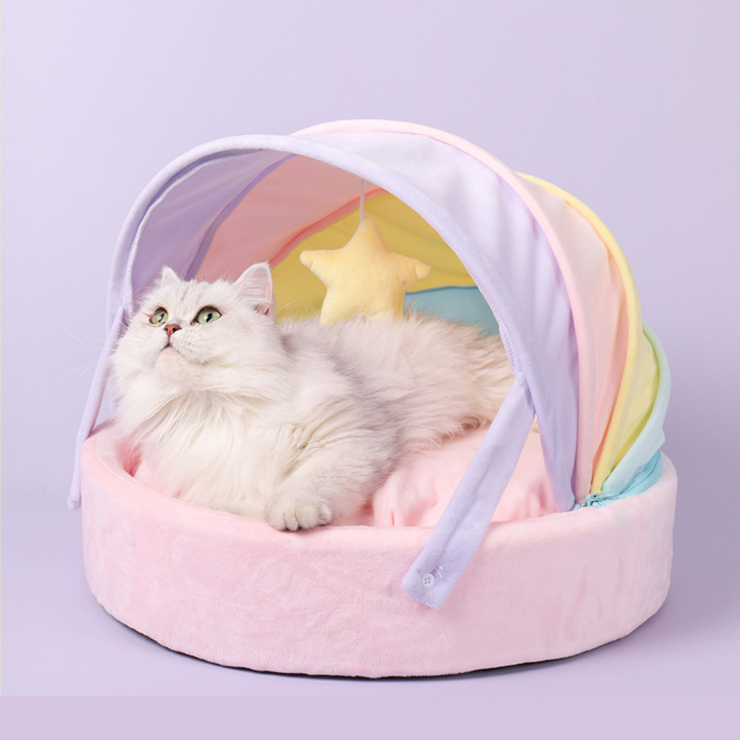 Rainbow Series Cat Bed