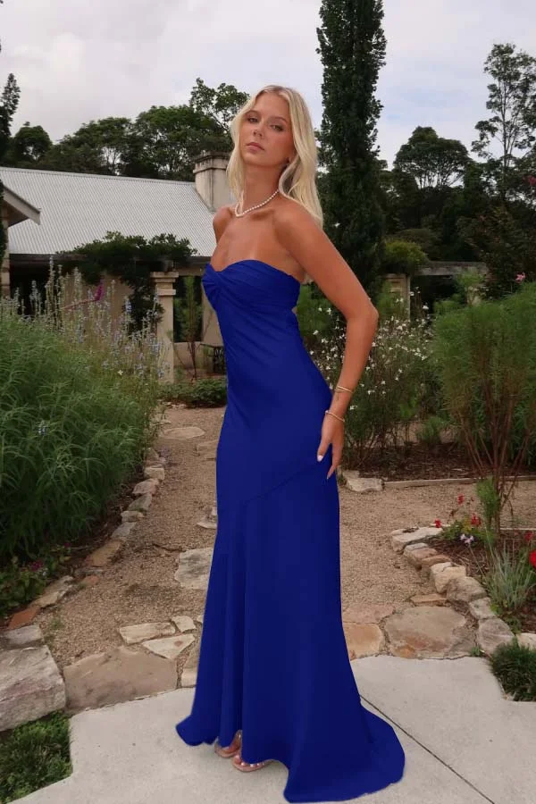 Baby Blue Strapless Sweetheart Summer Prom Dress ZT0672
