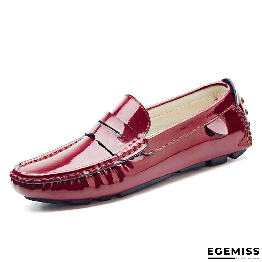 Big Size Men Leather Shoes Slip On Men Loafers Fashion Casual Men Shoes Male Flats Shoes | EGEMISS