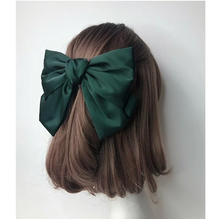Fairy Tales Aesthetic Cottagecore Fashion Handmade Satin Hair Bows QueenFunky