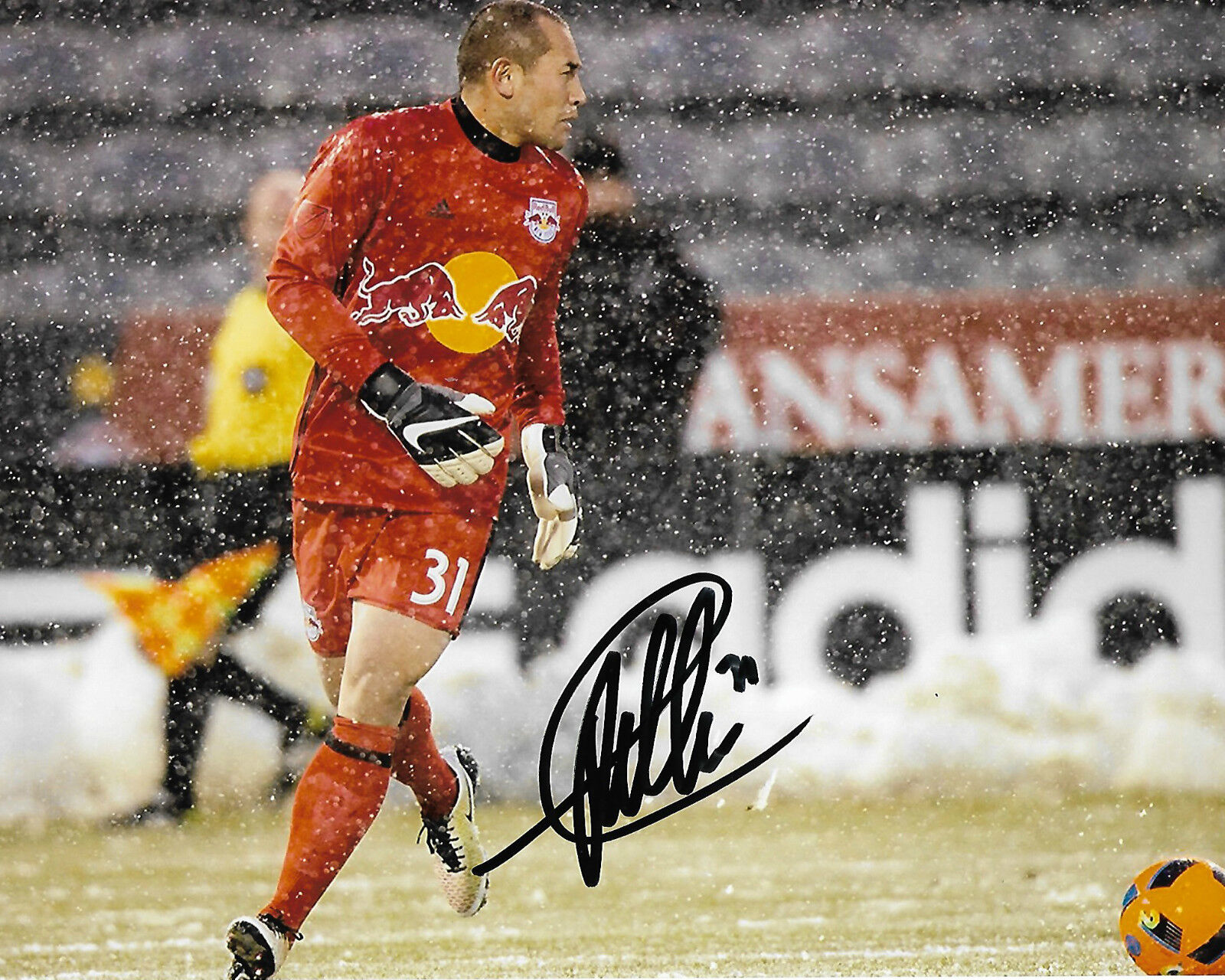 New York Red Bulls Luis Robles Signed Autographed 8x10 Photo Poster painting COA A