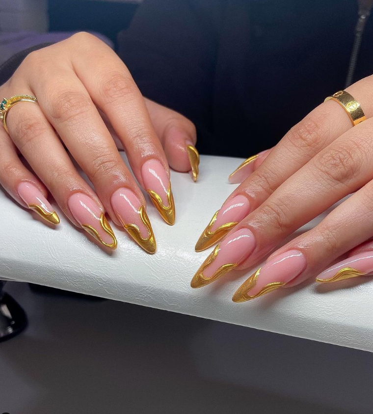 Long Almond Nail Designs for Summer 2023 Morovan