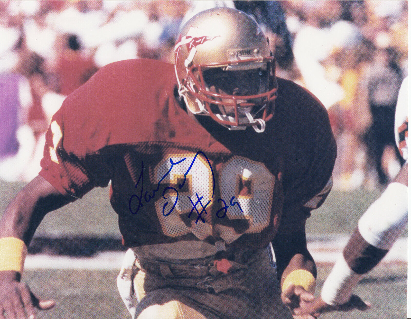 Lawrence Dawsey #0 8x10 Signed Photo Poster painting w/ COA F.S.U Seminoles 032419