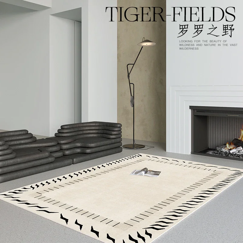 Athvotar Light Luxury Living Room Decoration Carpet Thickened Rugs for Bedroom Fluffy Soft Lounge Rug Home Large Area Floor Mat