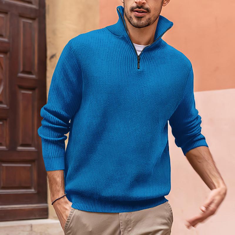 Men's Turtleneck POLO Zip Sweatshirt 49955493X