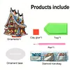 Diamond Painting Christmas House Table Top Ornament Kits for Home Office