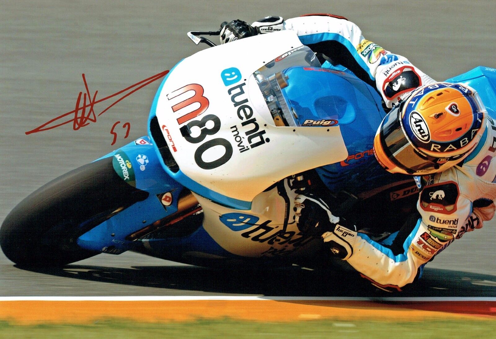 Esteve Tito RABAT Signed Photo Poster painting 3 AFTAL Autograph COA MOTOGP Former Moto2 Champ