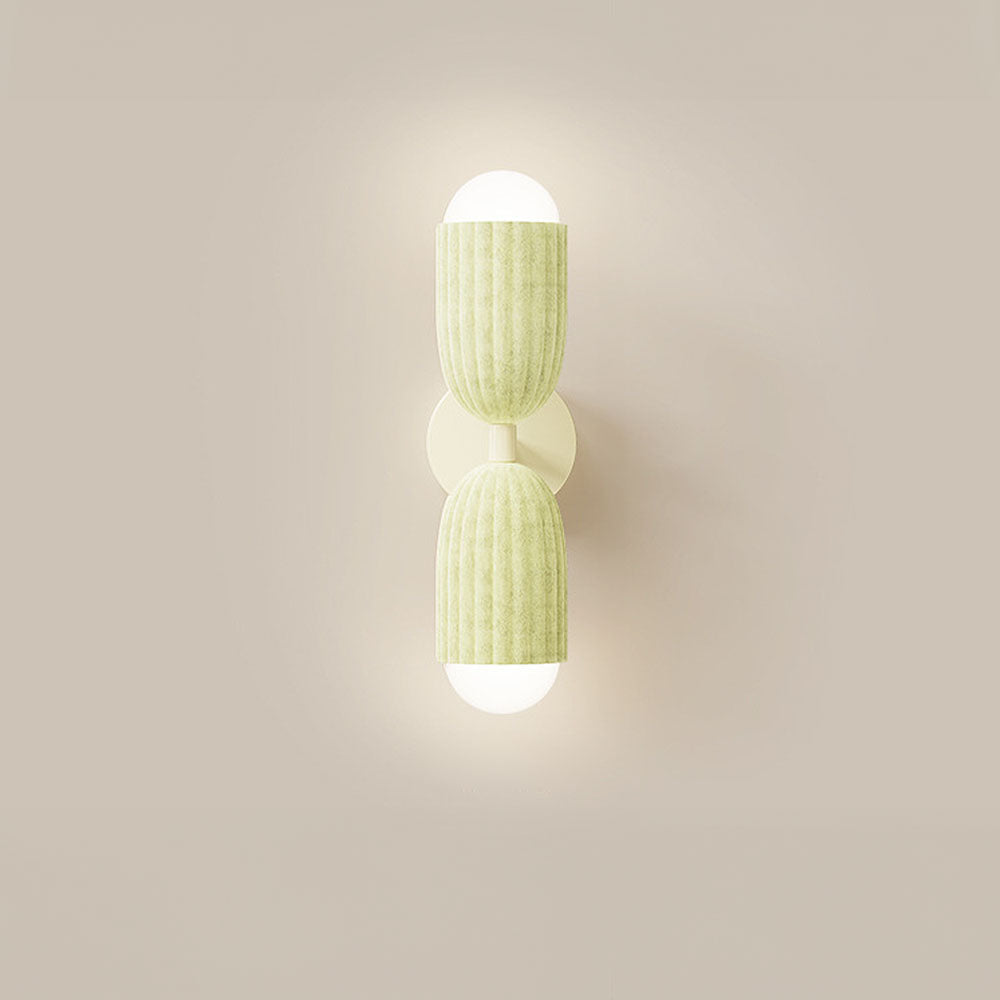 Cream Double Headed Bedside Wall Light