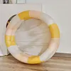 Inflatable Swimming Pool Baby  Outdoor Paddling Pool (Beige 90cm diameter)