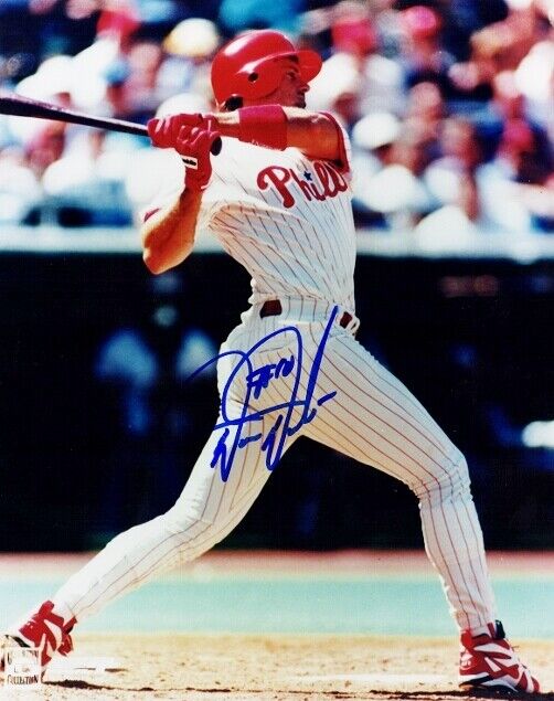 Darren Daulton Signed Autographed Philadelphia Phillies 8x10 Photo Poster painting Deceased 2017