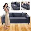 Easy Fitted Sofa Couch Cover Full Coverage Sofa Slipcover for Living Room Hotel