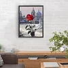 >SALE<5D DIY Full Round Drill Diamond Painting Red Rose Kit Home Decor 30x40cm
