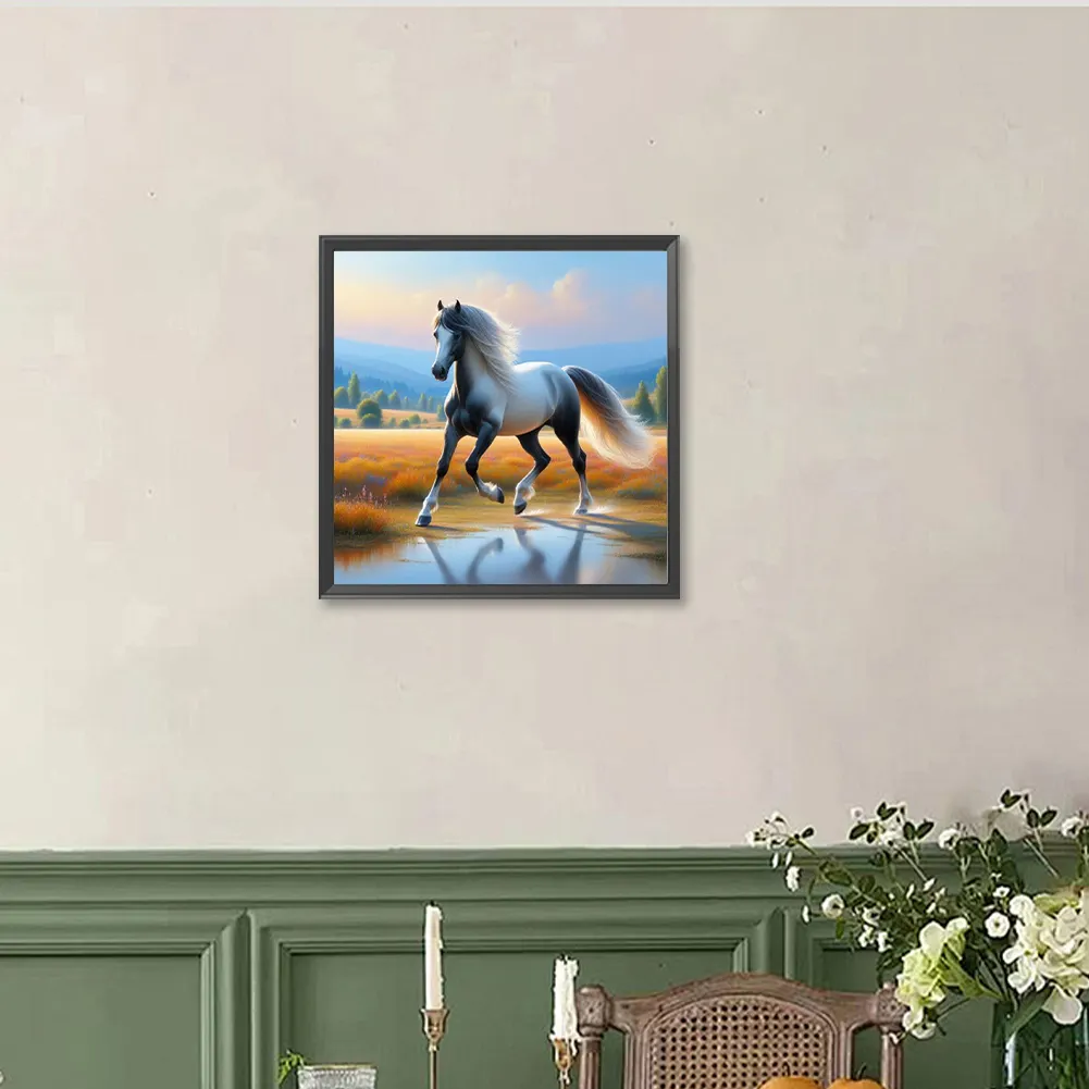 Diamond Painting - Full Round Drill - Horse(Canvas|40*40cm)