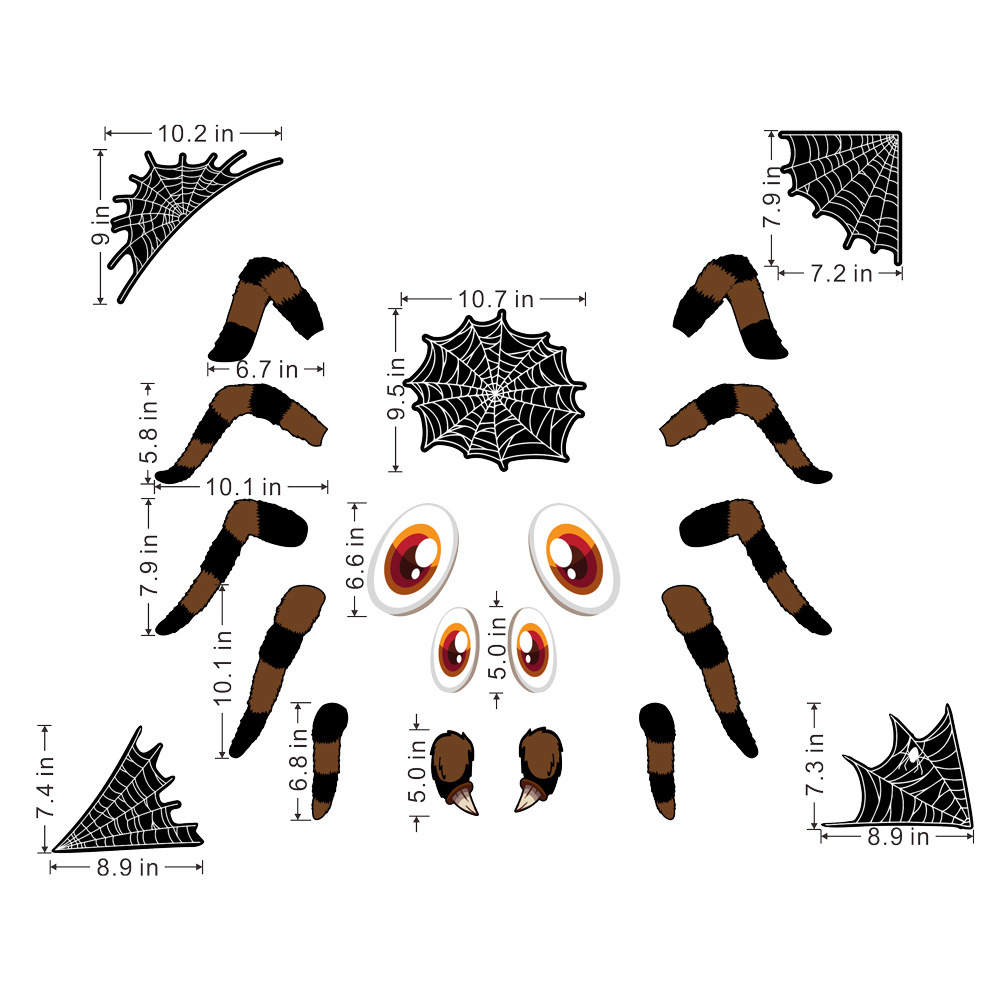 Halloween Garage Door Stickers