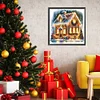 (50*50cm)Christmas House - Full Round Drill Diamond Painting