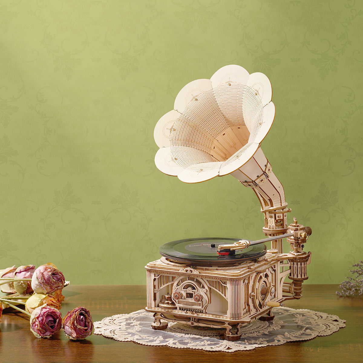 Classic Gramophone 3D Wooden Puzzle