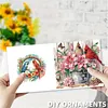 6Pcs Diamond Painting Flowers and Birds Greeting Card with Envelopes for Beginner Adult Holiday Gifts