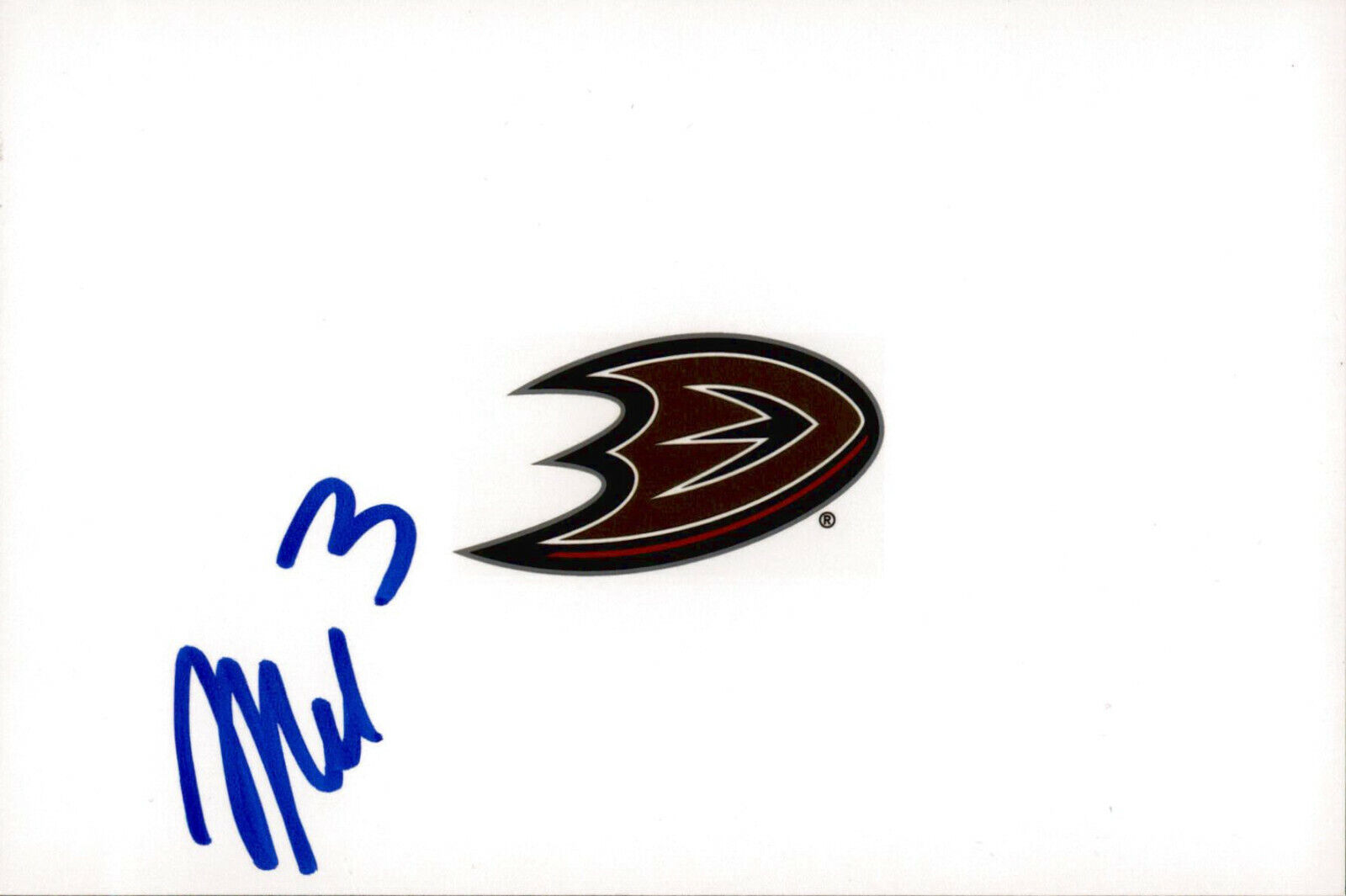 Mathew Matt Hill SIGNED autographed 4x6 Photo Poster painting ANAHEIM DUCKS