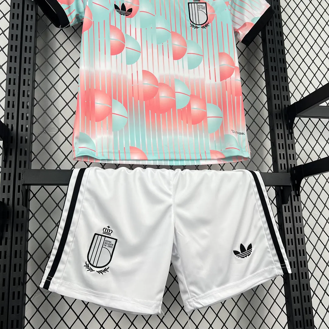 2026 Belgium Away Kids Kit Soccer Jersey Thai Quality