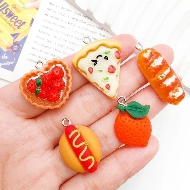 1 Piece Resin Fruit Pendant