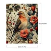(US Only)Paint By Numbers Kit On Canvas DIY Oil Art Flower Bird Home Wall Decor 40x50cm