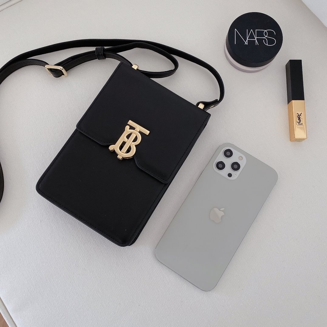 Exclusive metal logo mobile phone storage bag--[GUCCLV]